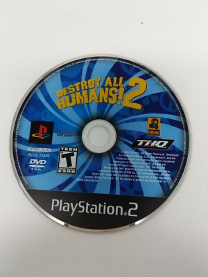 Destroy All Humans 2 - PS2 Playstation 2  Game Rare Tested + working 