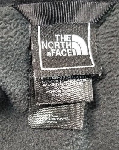 The North Face Fleece Boys Jacket Coat Size XL Black Full Zip Pockets Outdoor - Picture 6 of 9