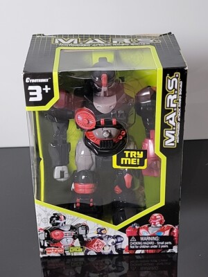 CYBOTRONIK M.A.R.S. MOTORIZED ATTACK ROBO SQUAD WALKING ROBOT XSS 7'', LIGHT UP