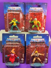 #1538 MASTER OF THE UNIVERSE MICRO MINI LOT (HE-MAN, ORKO, MER-MAN, MAN-AT-ARMS