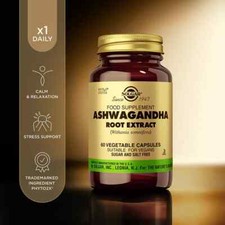 Solgar Ashwagandha Root Extract 60 Vegetable Capsules