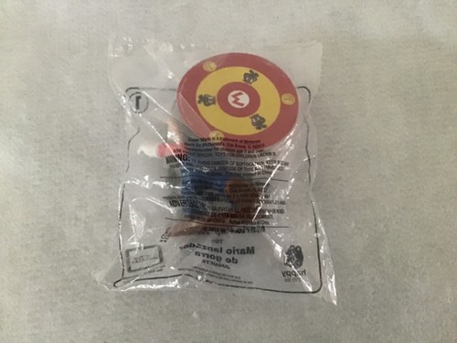 2018 Super Mario Bros McDonalds Happy Meal Toy #1 Mario Cap Thrower - Picture 2 of 2