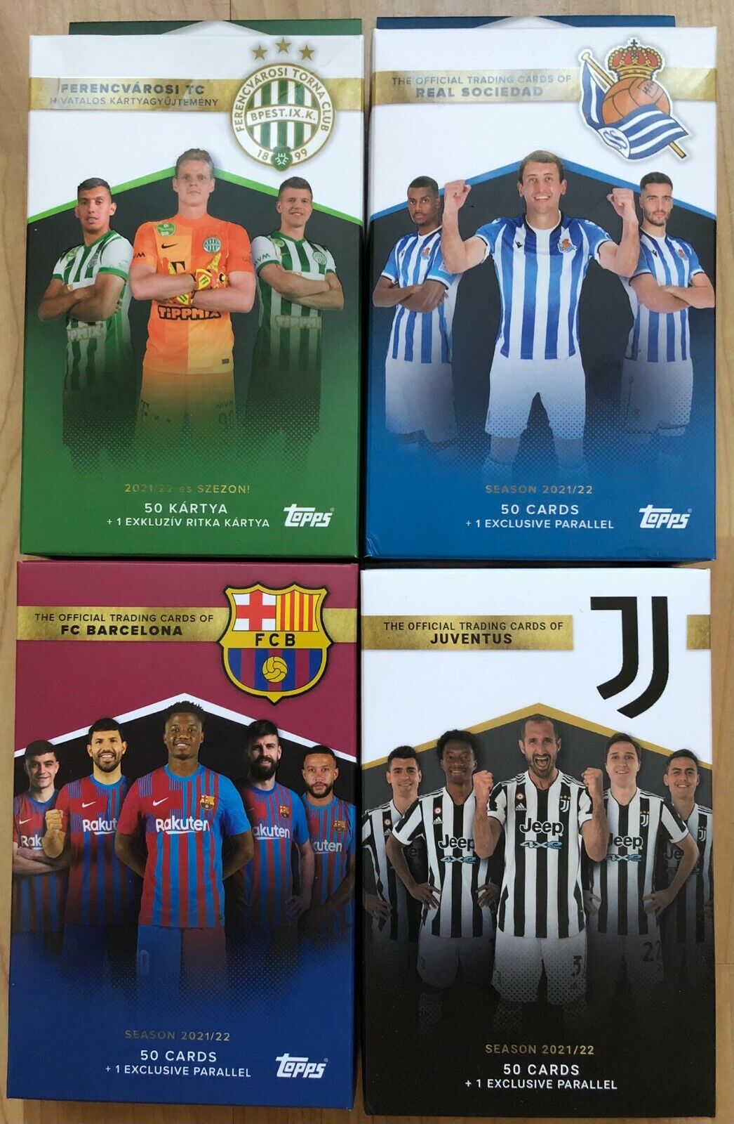 Football Cartophilic Info Exchange: Topps - Ferencvárosi TC 2021-22