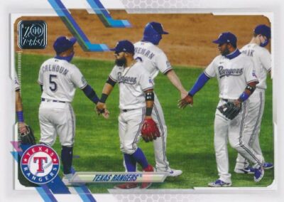 2021 Topps #283 TEXAS RANGERS - Team Card