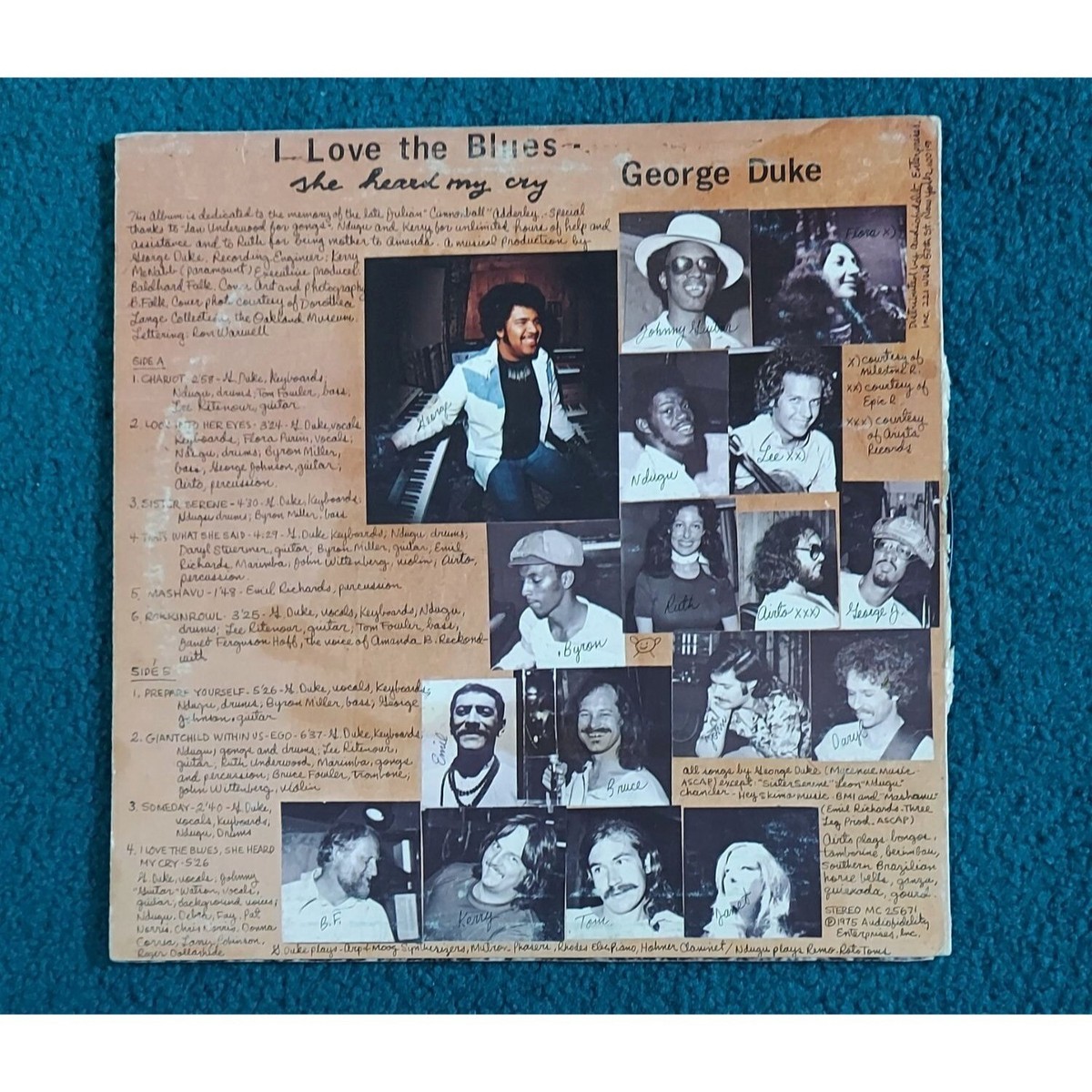 George Duke - I Love The Blues She Heard My Cry - Germany 1975