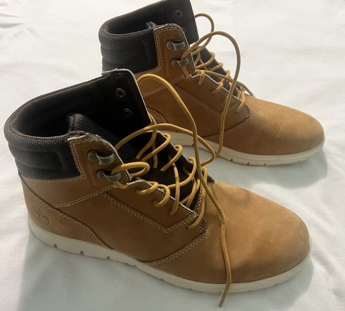 TIMBERLAND MENS GRAYDON SNEAKER LACE-UP BOOT suede 10 EUC Men main image 3