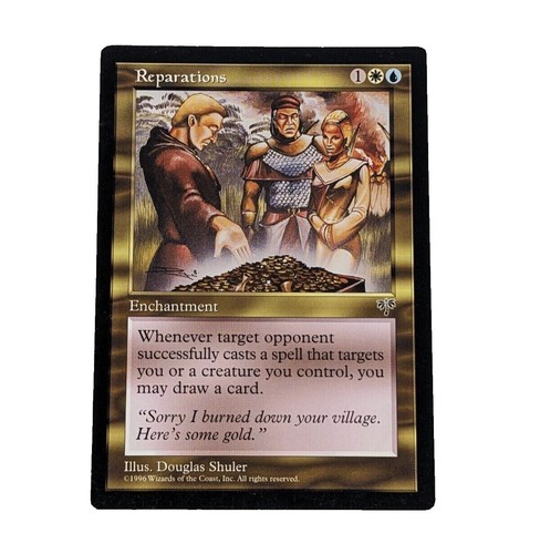 Energy Vortex Mirage HEAVILY PLD Blue Rare MAGIC THE GATHERING MTG