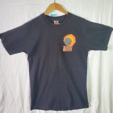 Vintage Total Eclipse T Shirt Men's Medium Black Single Stitch Made In USA.