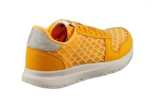 Zapatillas de mujer WODEN Ydun Open Mesh amarillo plátano WL016-515 cuero y textiles - Imagen 7 de 12