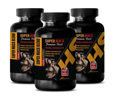 Super Stamina - SUPER MACA - Energy Support 3 Bottles 180 Capsules 