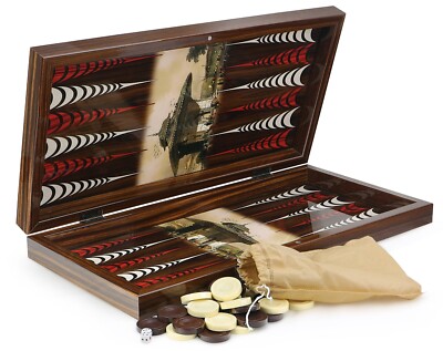 Orientalische XXL Backgammon Tavla Istanbul / Uskudar B - Ware
