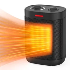 1500W Space Heaters for Indoor Ues, Electric Portable Heater with Thermostat,...