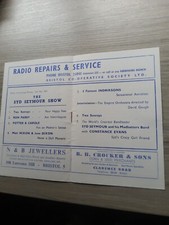 VARIETY THEATRE PROGRAMME 1950,BRISTOL EMPIRE,VENTRILOQUIST RON PARRY,SYD...