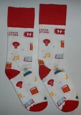 H-E-B HEB Texas TX Grocery Store Pair of Socks - HEB Loves Educators Teachers