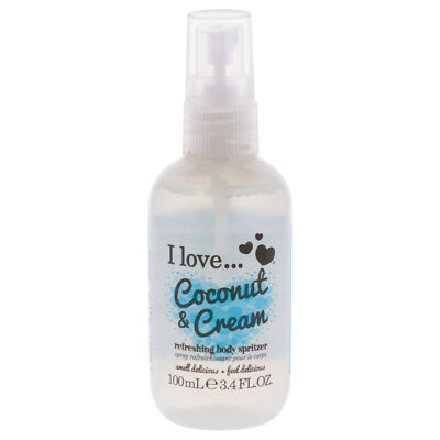 Refreshing Body Spritzer - Coconut and Cream by I Love Cosmetics for Women - 3.4