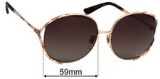 SFx Replacement Sunglass Lenses fits Gucci GG0595S - 59mm Wide