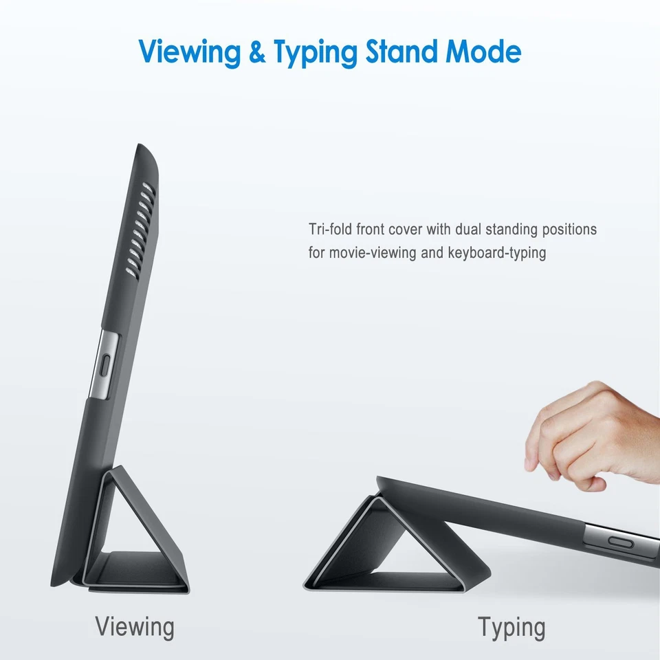 FUNDA TABLET SMART COVER PARA APPLE NUEVO NEW IPAD 9.7" 2017 5ª GENERACION AZUL - Imagen 4 de 4