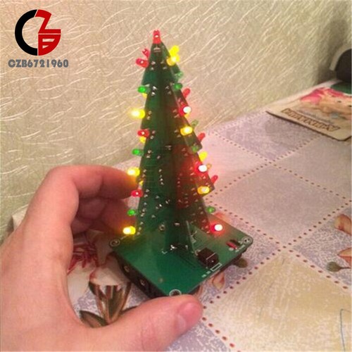 7 Colors Rotating Colorful Music Christmas Tree LED Water Lamp+Breathing Light - Picture 17 of 44