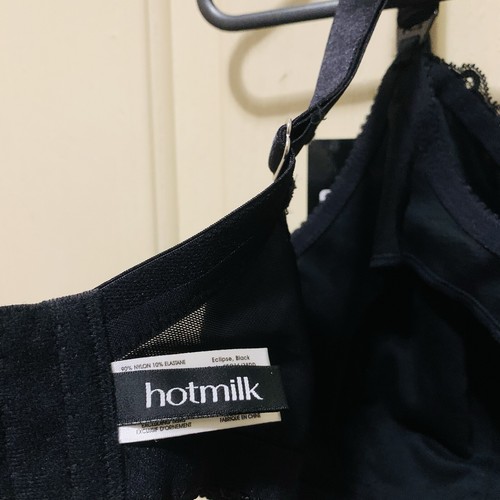 HOTMILK Black Lace Nursing Bra Wireless Intimates Lingerie Womens Size 16DD/38DD - Picture 11 of 11