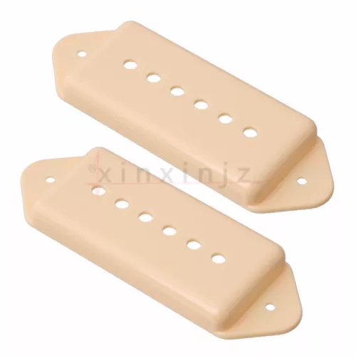 2PCS P-90 P90 Pickup Dogear Cover 50mm+52mm for Gibson Ivory