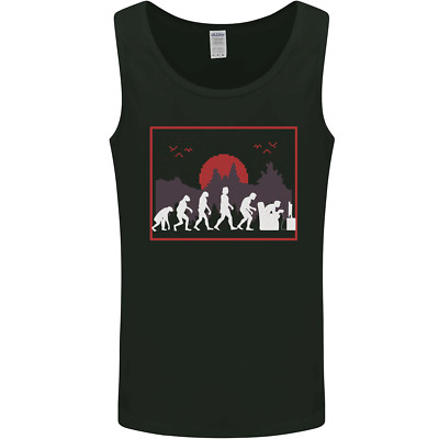 Evolution Eines Gamers Gaming Video Spiele Herren Weste Tank Top