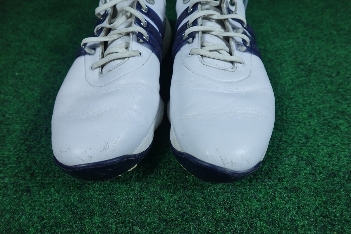 tillzip_529222 adidas ゴルフシューズ　GV7247 Adidas Tour 360 22 Golf Shoes White Navy Men's SZ 11.5