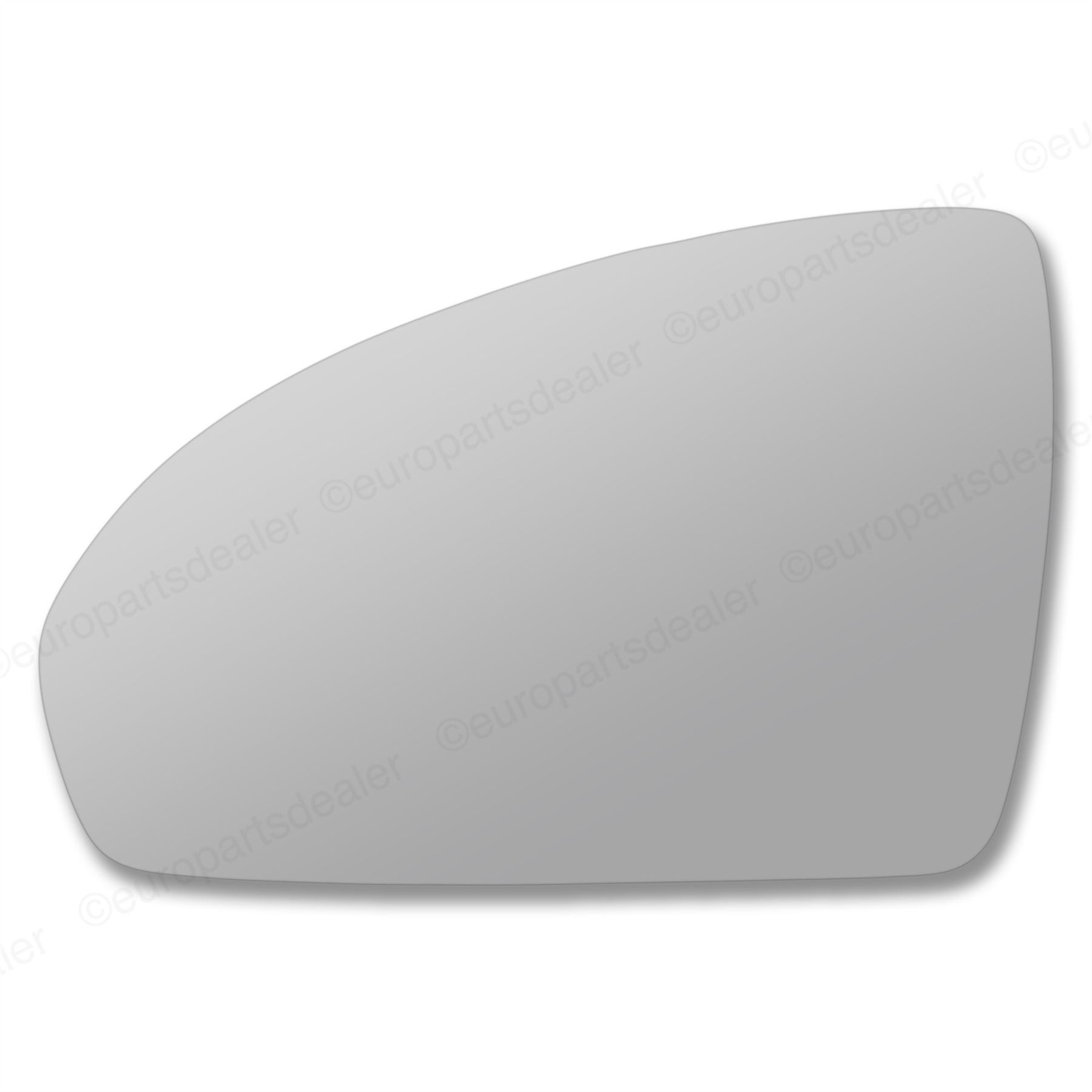 For Smart Fortwo 2007-2014 left hand passenger side wing door mirror glass