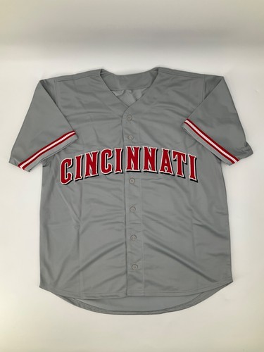 DEREK DIETRICH CINCINNATI REDS SIGNED STITCHED CUSTOM JERSEY JSA COA WITH INSC - Picture 3 of 3