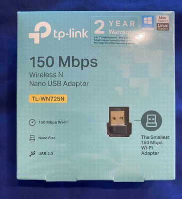 TP-LINK TLWN725N 150Mbps Wireless N Nano USB Adapter