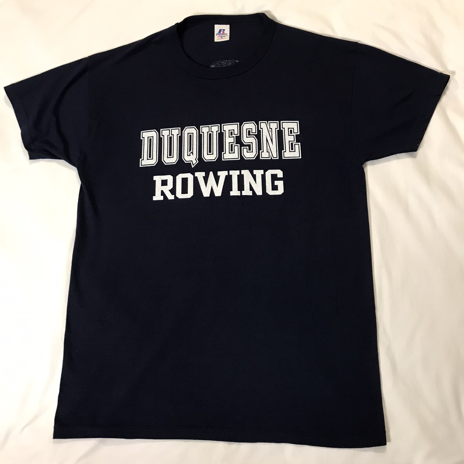 FILA Camicia Duquesne Dukes Media Blu Canottaggio Università Russel