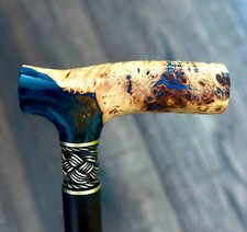 Walking Stick Cane Exclusive accessory hand made one of a kind - Q25