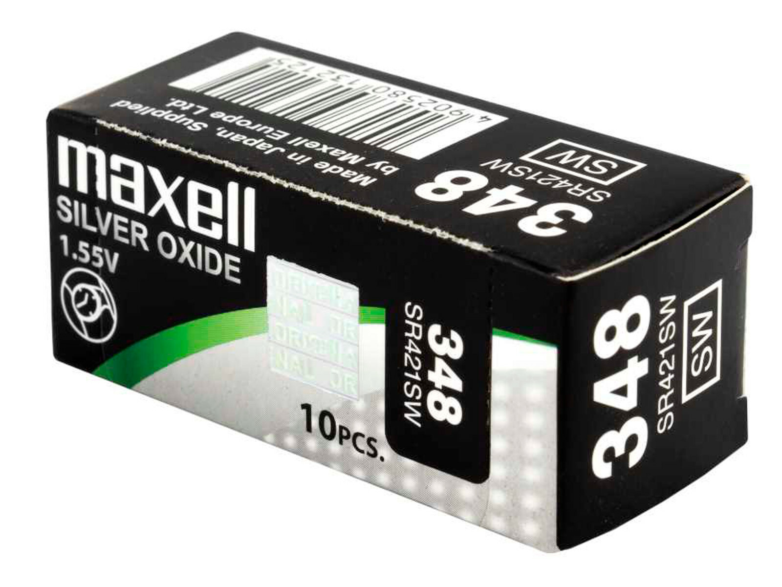 Kit 10 Batterie Maxell 348 SR421SW | Cambia la Pila al tuo Orologio!