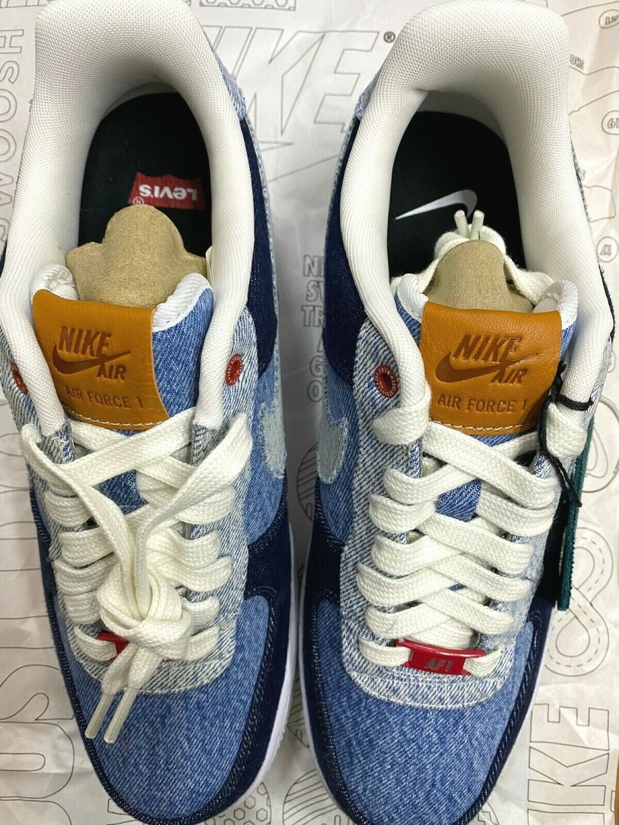 LEVI'S x Nike Air Force 1 By You Denim CI5766-981 Men Size LEVI'S x Nike Air Force 1 By You Denim CI5766-981 Men Size