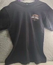 Harley Davidson Black T-Shirt DAYTONA BEACH - Florida Size L, *SEE PICS*