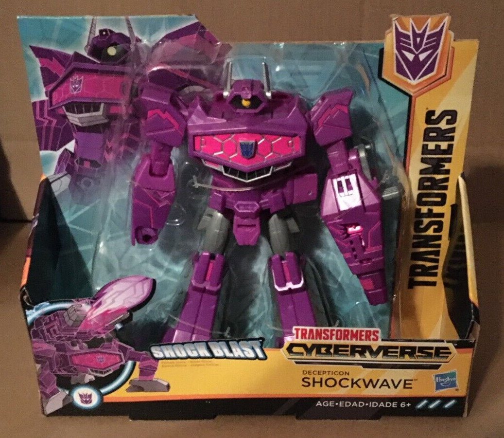2017 Hasbro Transformers Cyberverse Shock Blast Decepticon Shockwave NEW IN BOX