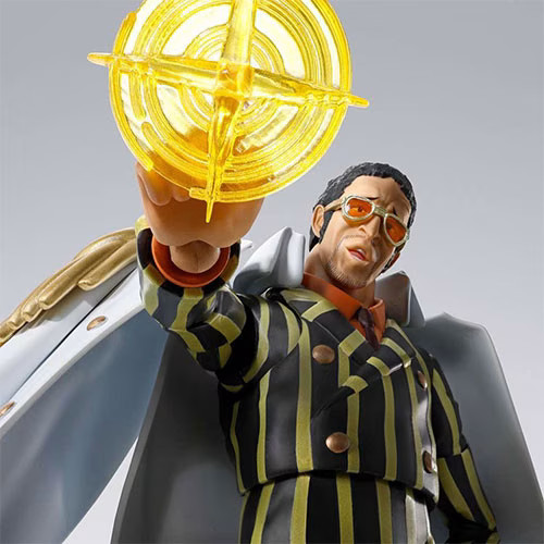 Figurine One Piece Kizaru Borsalino Egghead S.H. Figuarts pour diorama manga
