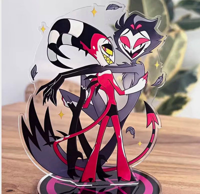 Stolas X Blitzo Acrylic Standee Plus FREE Gift Helluva Boss