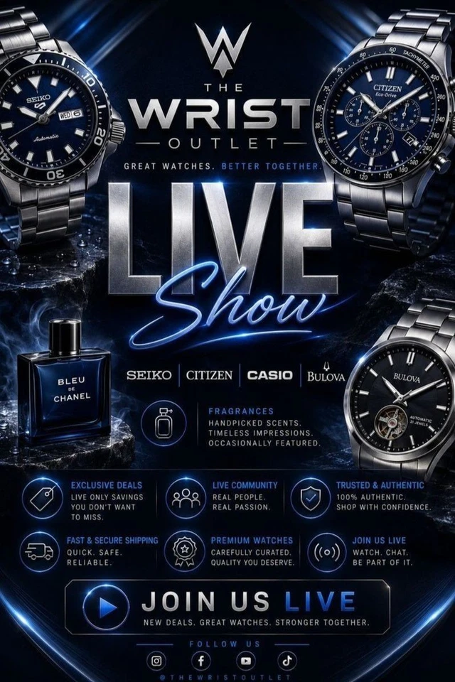 🔥EBAY LIVE DEALS - THE WRIST OUTLET - WATCHES & FRAGRANCES