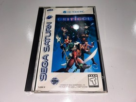 Criticom (Sega Saturn, 1995) CIM Complete In Box - NM CD Tested, Clean!