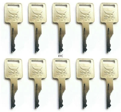 10er Set Bobcat Ersatzschlüssel 6693241 für Kompaktlader & Minibagger - Bild 1 von 2