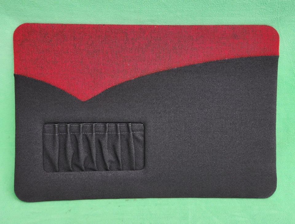 Juego de paneles de puerta personalizados convertibles Volkswagen Beetle 1968-1979 tela roja negra Foto 4 de 4