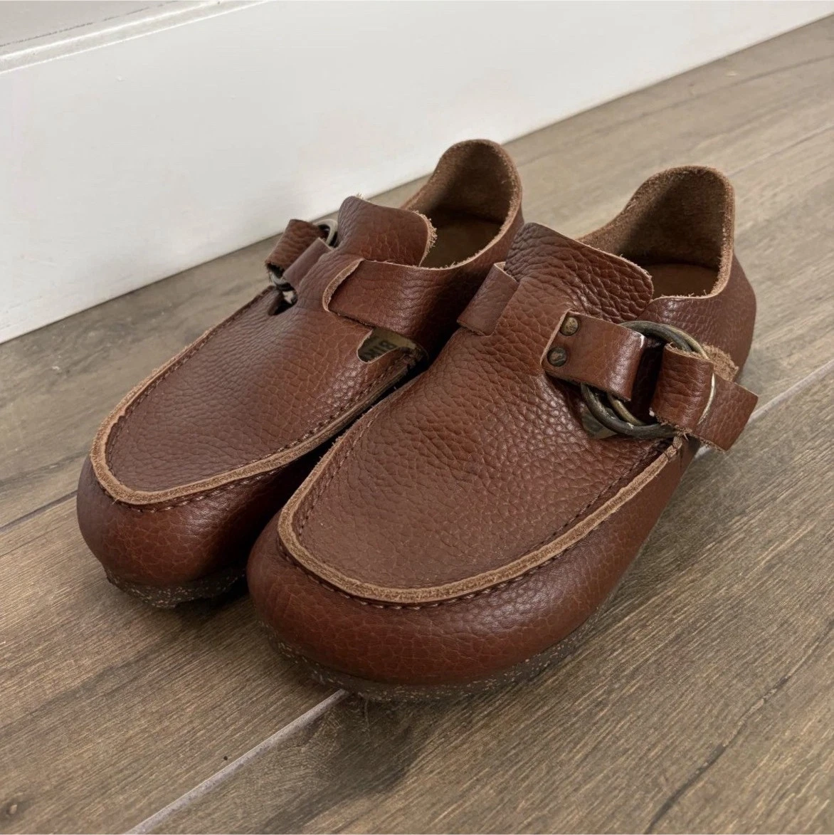 Birkenstock Leather Upper Brown Casual Shoes for Men for sale | eBay