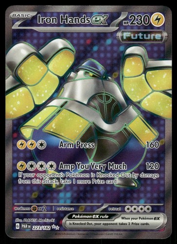 Iron Hands ex 223/182 Ultra Rare Paradox Rift Pokemon Holo Near Mint