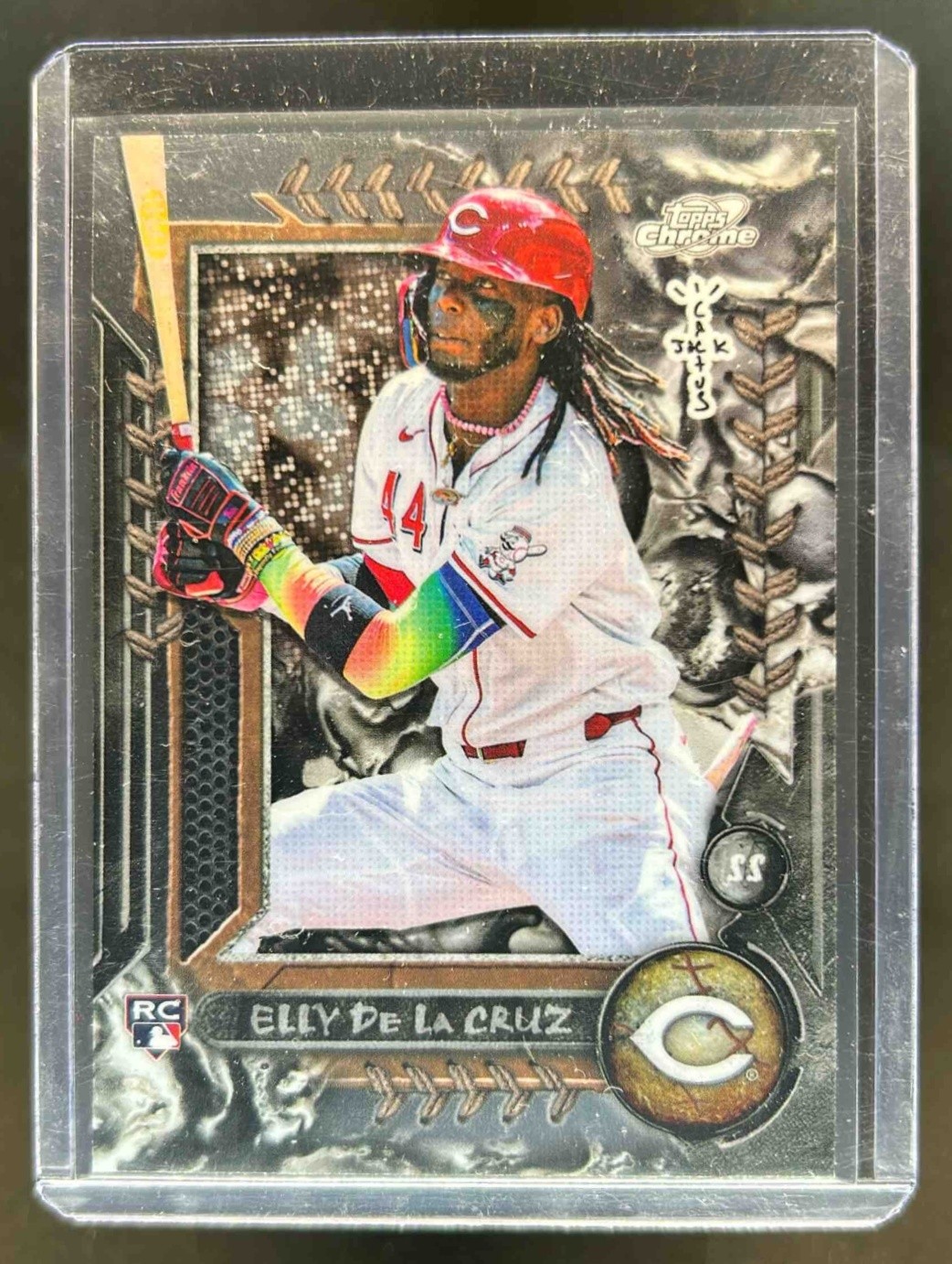 2024 Topps Cosmic Chrome x Cactus Jack Elly De La Cruz RC Rookie #18 Reds