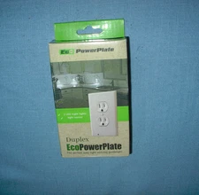 NEW Duplex Eco Power Plate 3 LED Night Lights & Sensor