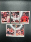 1991 STAR Michael Jordan Complete 5 Card Promo Set 1 of 1000 Bulls Rare HOF GOAT