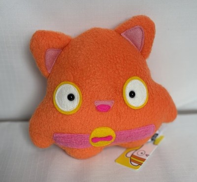 Dolly Oblong Handmade Orange Lucky Cat Plush Collected Con 