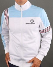 STUNNING SERGIO TACCHINI WILANDER TRACK TOP WHITE SKY BLUE 2XL BNWT NEW RRP £75