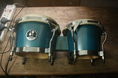 Sonor Latino Percussion Bongo Schlagzeug gebraucht One Skin gescheitelt - klingt noch gut