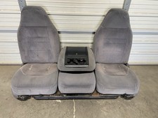 1992-1997 Ford F-150f-250f-350 Obs 402040 Grey Regular Cab Seats And Pan